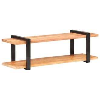 vidaXL Vidaxl - Mueble Para Tv De Madera Maciza De Acacia 130x40x40 Cm