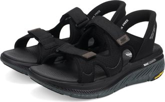 Skechers Mens Hands Free Slip-ins Max Cushioning Premier 2.0 Julian Sandal Sports Sandals, Soot., 9 UK