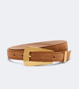 Khaite Cintura Lucca in suede