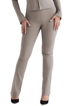 House of CB Laurel High Waist Stretch Trousers in Grey at Nordstrom, Size X-Small