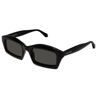 Alaia Sunglasses, unisex, Black, Size: 53 MM Rectangular Sunglasses