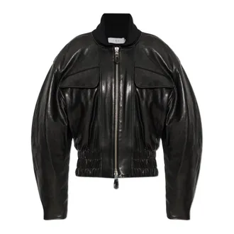 Iro Leather Jackets, female, Black, Size: S Dunea Leather Jacket