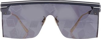 Dior DIORCLUB M1U Mirror Blue Star Print Shield Ladies Sunglasses CD40042U 91C 00