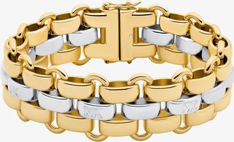 Michael Kors Two-Tone 3-Link Bracelet