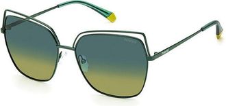 Polaroid PLD 4093/S 1ED/Z7 Womens Sunglasses Green Size 59