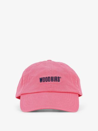 Woodbird Cappello baseball in cotone con ricamo logo - WOODBIRD - gender_Man