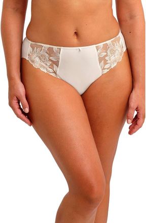 Fantasie Magdalena Scalloped Edge Briefs in Ivory at Nordstrom, Size Xx-Large