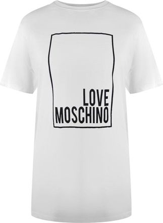 Moschino Love Moschino Box Logo Wit T-shirt