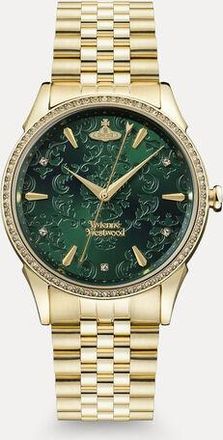 Vivienne Westwood Wallace Watch Gold Swarovski Crystals / Stainless Steel Women