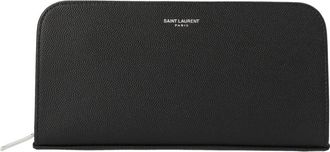 Saint Laurent Black Logo Wallet