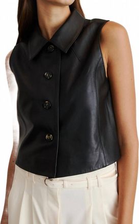 Tanya Taylor Parton Sleeveless Top In Black