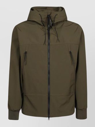 C.P. Company hooded jacket zip front long sleeves