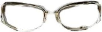 Chanel Pre-owned Metalen Zonnebril - Dames - Vintage Accessoires - Geel - ONE Size - Vintage