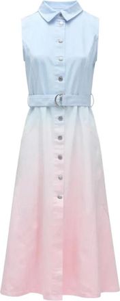 Salsa Dames, Jurken, Veelkleurig, Maat: S Katoen