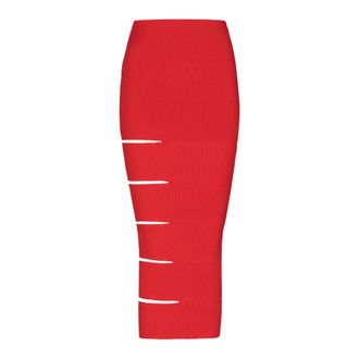 Balmain Mujer, Faldas, Rojo, Talla: XS