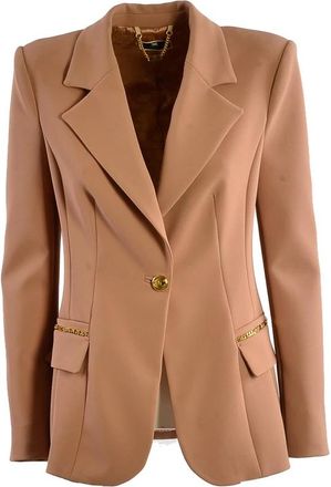 Elisabetta Franchi Blazer - Dames - Blazers - Roze - XL - Jassen