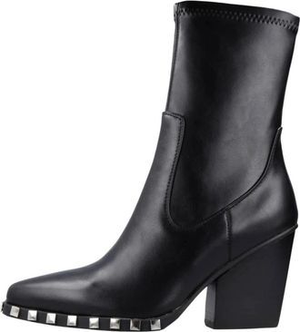 Noa Harmon Heeled Boot 9095N - Dames - Laarzen met Hak - Zwart - 41 EU - Schoenen