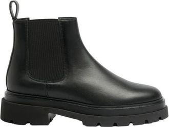 Santoni Womens leather Chelsea boot in Black at Nordstrom, Size 11.5