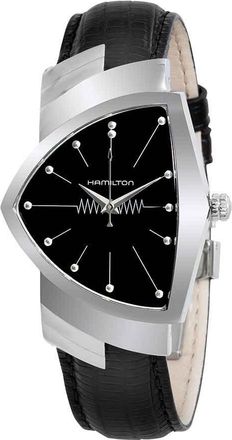 Hamilton Ventura Black Dial Shield Shaped Mens Watch H24411732