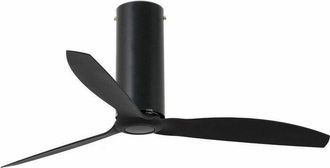 Netlighting Tube Fan Matt Black Ceiling Fan With DC Motor Smart