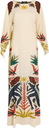 Etro Printed Chiffon Maxi Cover-up Dress - Multicoloured - 38 (UK6 / XS)