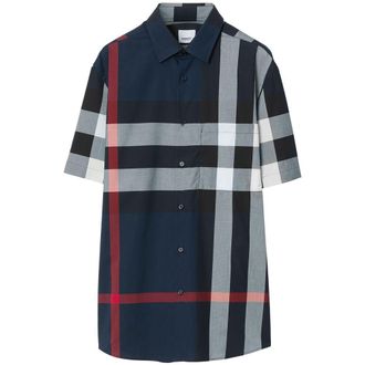 Burberry Check-pattern Cotton Shirt