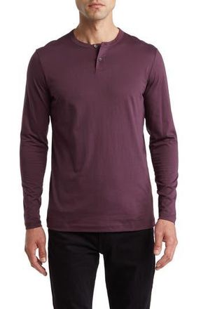Theory Gaskell Long Sleeve Henley T-Shirt in Farrow at Nordstrom Rack, Size Small