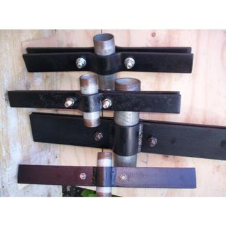 Trade Shop Set Di 3 Staffe Per Tubi Da 2 a 21/2 Cravatte Fermatubo Stringenti Per Pozzo - - Trade Shop Traesio