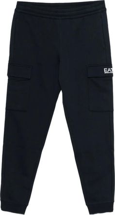 Emporio Armani Pantaloni sportivi cargo con logo - Blu