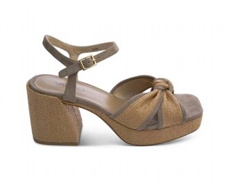 Vaneli Womens Mina Sandal In Military Suede