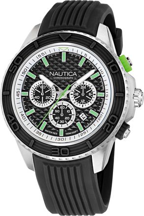 Nautica Nautica One Chronograph Watch With Silicone Strap