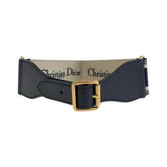 Dior Pre-owned Leather belts - female - Dior Vintage - Vintage Belts - Black - ONE SIZE - Pre-owned