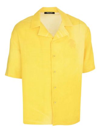 Roberto Cavalli short-sleeve shirt - men - Flax - 48 - Yellow