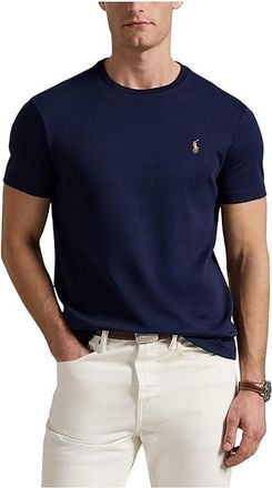 Polo Ralph Lauren Custom Slim Fit Soft Cotton T-Shirt Mens T Shirt Refined Navy : 2XL