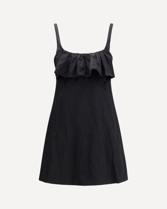 Chlo&eacute; Abito mini in satin tecnico slavato Woman 36
