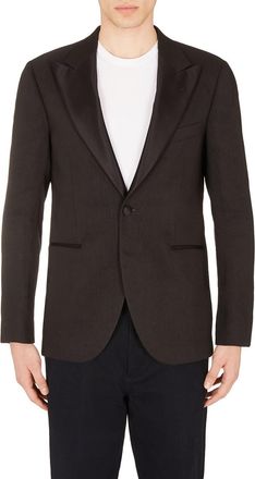 Emporio Armani Mens Blazer in Blue Wool - Size 36 (Chest)