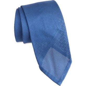 Thom Sweeney GRENADINE TIE in Slate Grey at Nordstrom