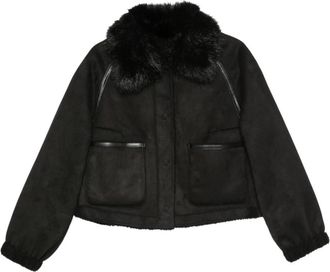Betta Corradi Cropped Jacket - Dames - Jassen - Zwart - XS - Polyester - Jassen