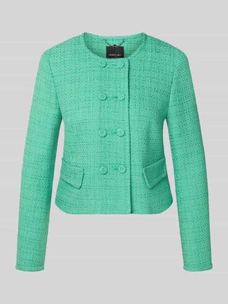 Marc Cain Regular Fit Blazer mit Pattentaschen in Gruen, Gr&ouml;&szlig;e 34