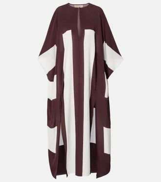Adriana Degreas Striped kaftan