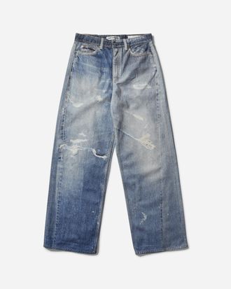 Our Legacy Women s Full Cut Jeans Digital Denim Print