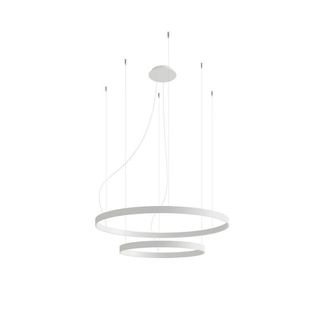 Sollux Lighting Modern Chandeliers 150x78x78cm 2xLight 4000K in White | Size: 150 x 78 x 78 cm