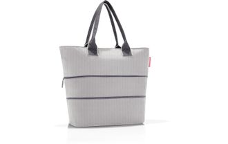 Reisenthel Einkaufsshopper REISENTHEL Tasche Shopper e1, Damen, grau (hellgrau), Polyester, Einkaufsk&ouml;rbe Einkaufsshopper