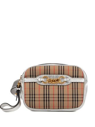 Burberry check-pattern belt bag - Brown