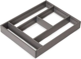 Emuca Organizador Para Caj&oacute;n Alumount 450x500, Aluminio, Gris Antracita - Emuca