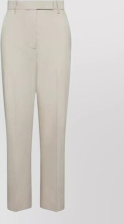 Thom Browne relaxed cotton suiting trousers gg tape