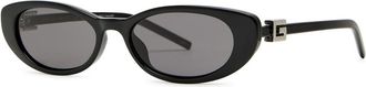 Gucci Eyewear Oval-frame Womens Designer Sunglasses - Black - One Size