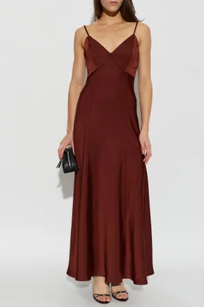 AllSaints Irina Dress, Womens, Burgundy