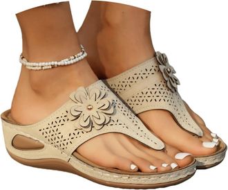 Generic Sandals Women Casual Flat Womens Arch Support Flip Flops Ladies Comfort Lightweight Soft Summer Walking Thong Orthopedic Sandals Orthotic Slippers