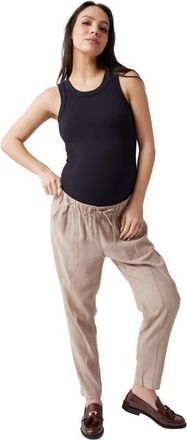 Ingrid & Isabel Seamless Maternity Rib Tank in Black at Nordstrom, Size X-Large